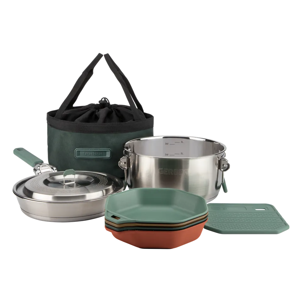 set-de-cocina-gerber-compleat-compact-cookset-de-10-piezas-olla-sart-n-con-base- image 1