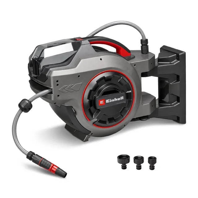 einhell-tambor-de-manguera-con-bater-a-ge-hr-18-30-1-li-solo-power-x-change-18v- image 1
