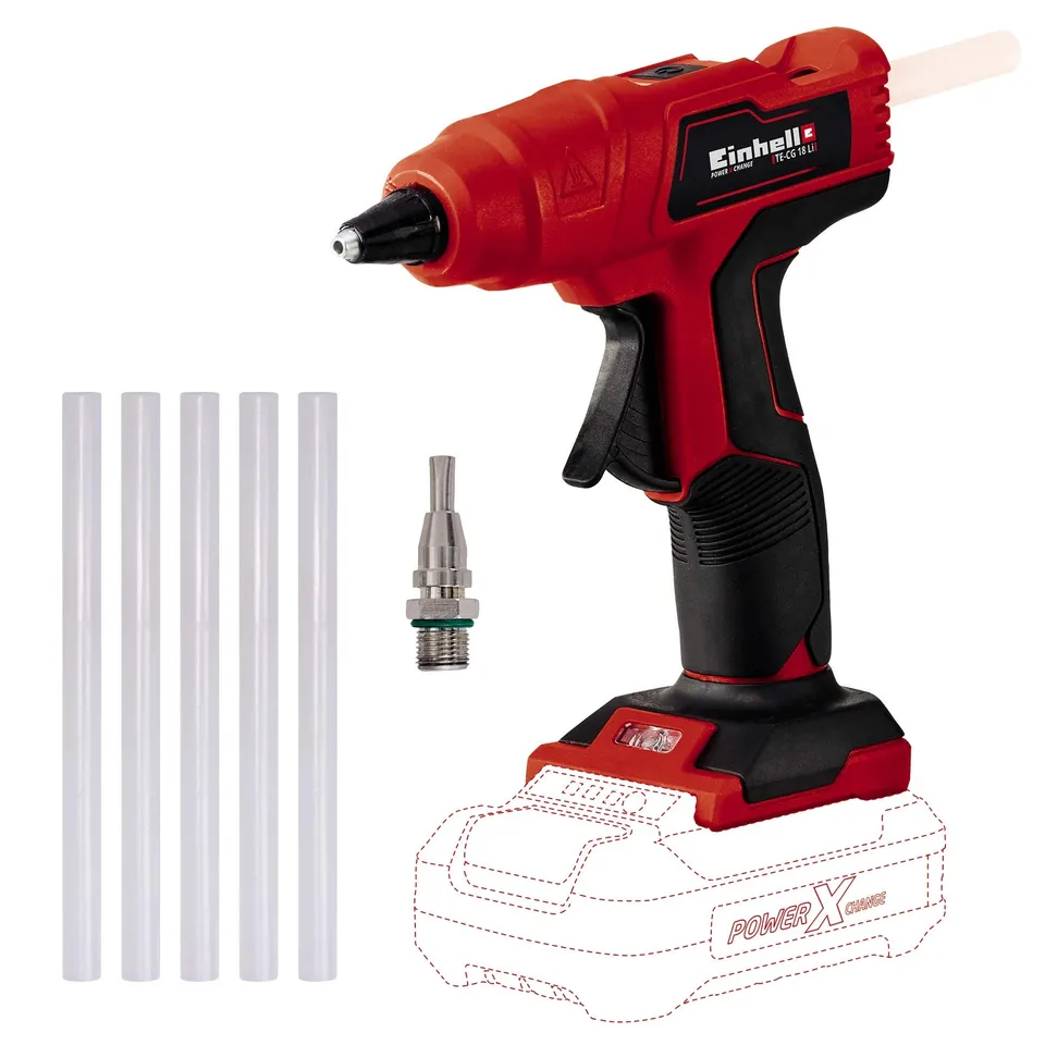 einhell-te-cg-18-li-solo-pistola-de-pegamento-en-caliente-sin-cables-power-x-cha image 1