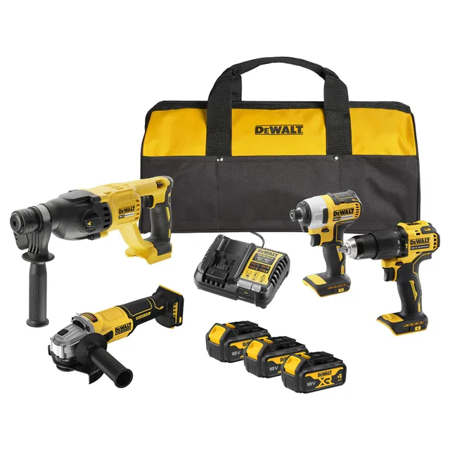 dewalt-kit-combo-18v-de-4-herramientas-dck424m3-qw-con-3-bater-as-de-4ah-y-carga image 1