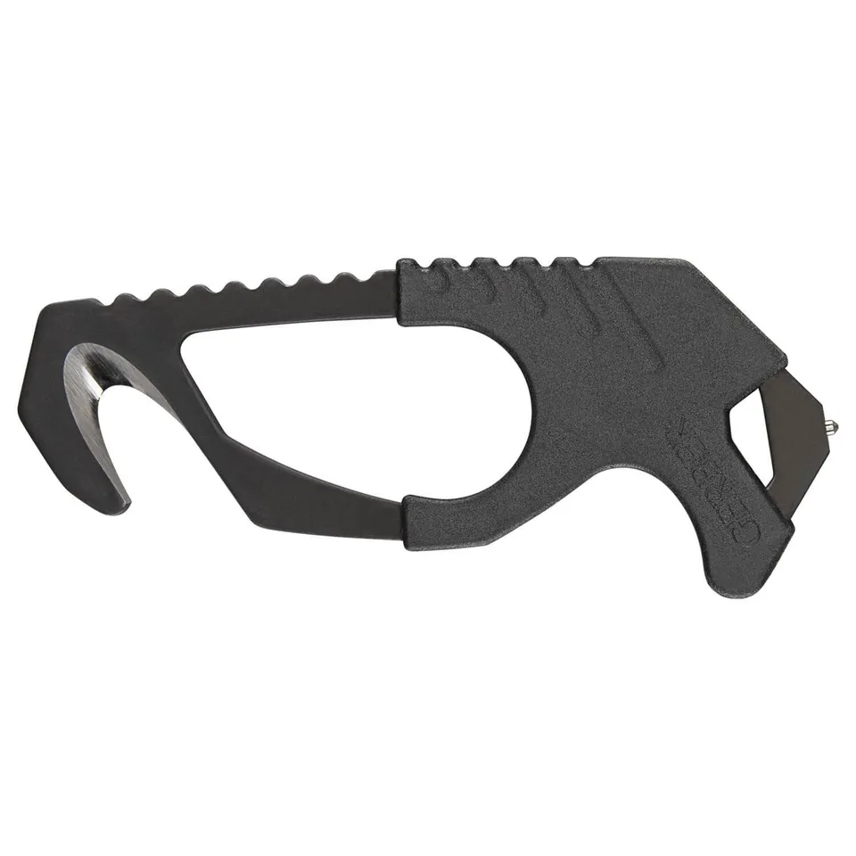 cortador-de-cinturones-gerber-strap-cutter-negro-con-funda-naranja image 1