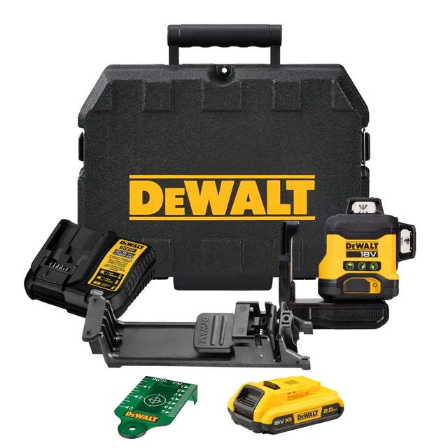 nivel-l-ser-autonivelante-verde-dewalt-dcle34031d1-qw-de-3-l-neas-360-con-bater- image 1