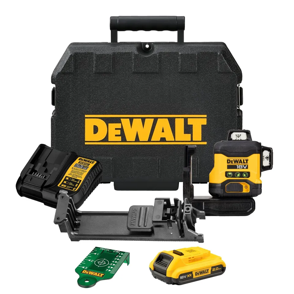 nivel-l-ser-autonivelante-verde-dewalt-dcle34031d1-qw-de-3-l-neas-360-con-bater- image 1
