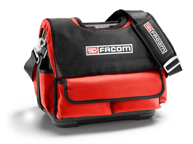 facom-bolsa-portaherramientas-bs-t14pb-34l-tejido-impermeable-1200d-asa-de-alumi image 1