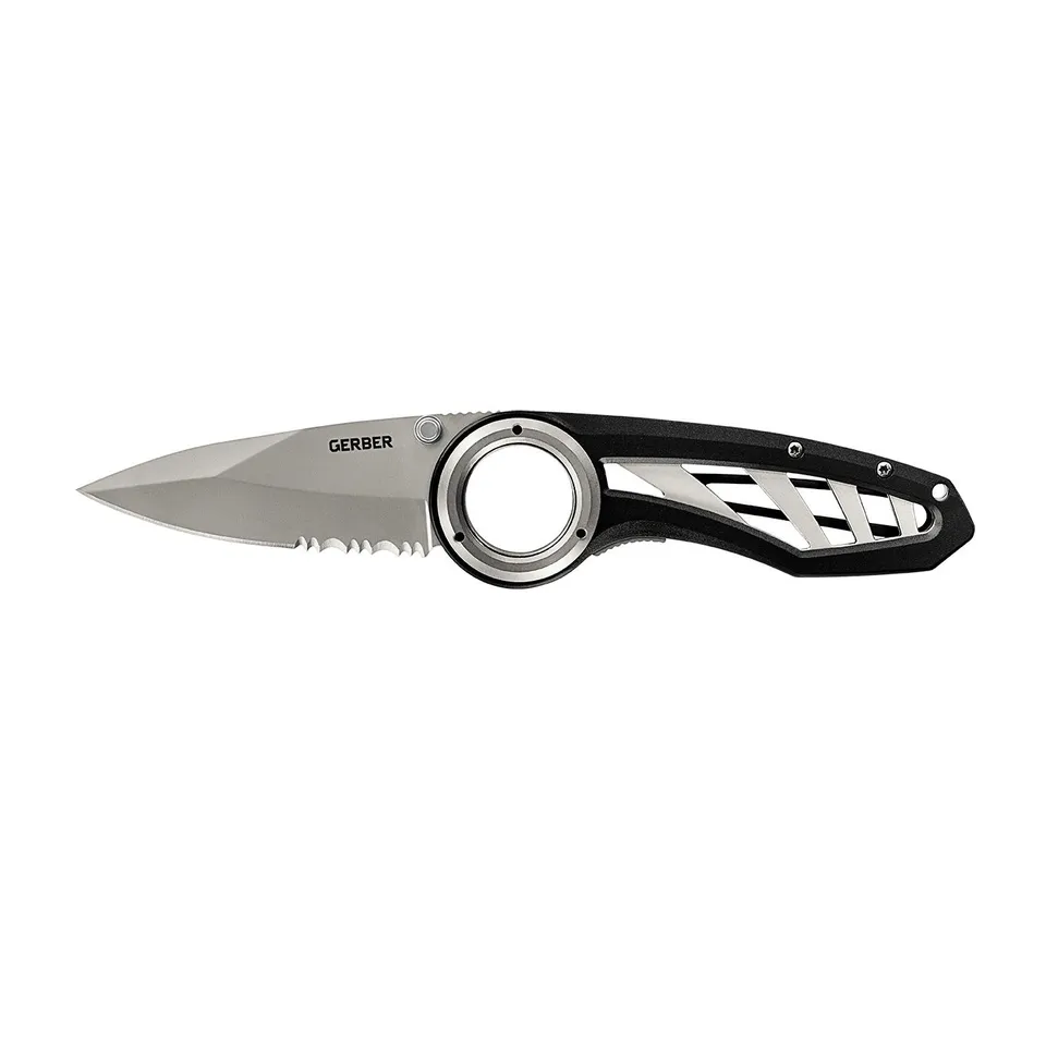 gerber-remix-serrated-cuchillo-plegable-con-anillo-circular image 1