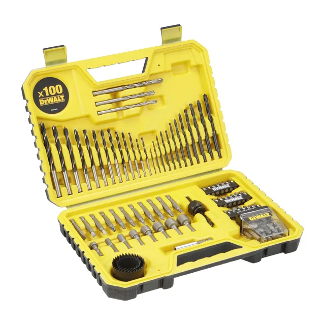 dewalt-juego-de-brocas-y-accesorios-de-taladro-100-piezas-dt71563-qz image 1