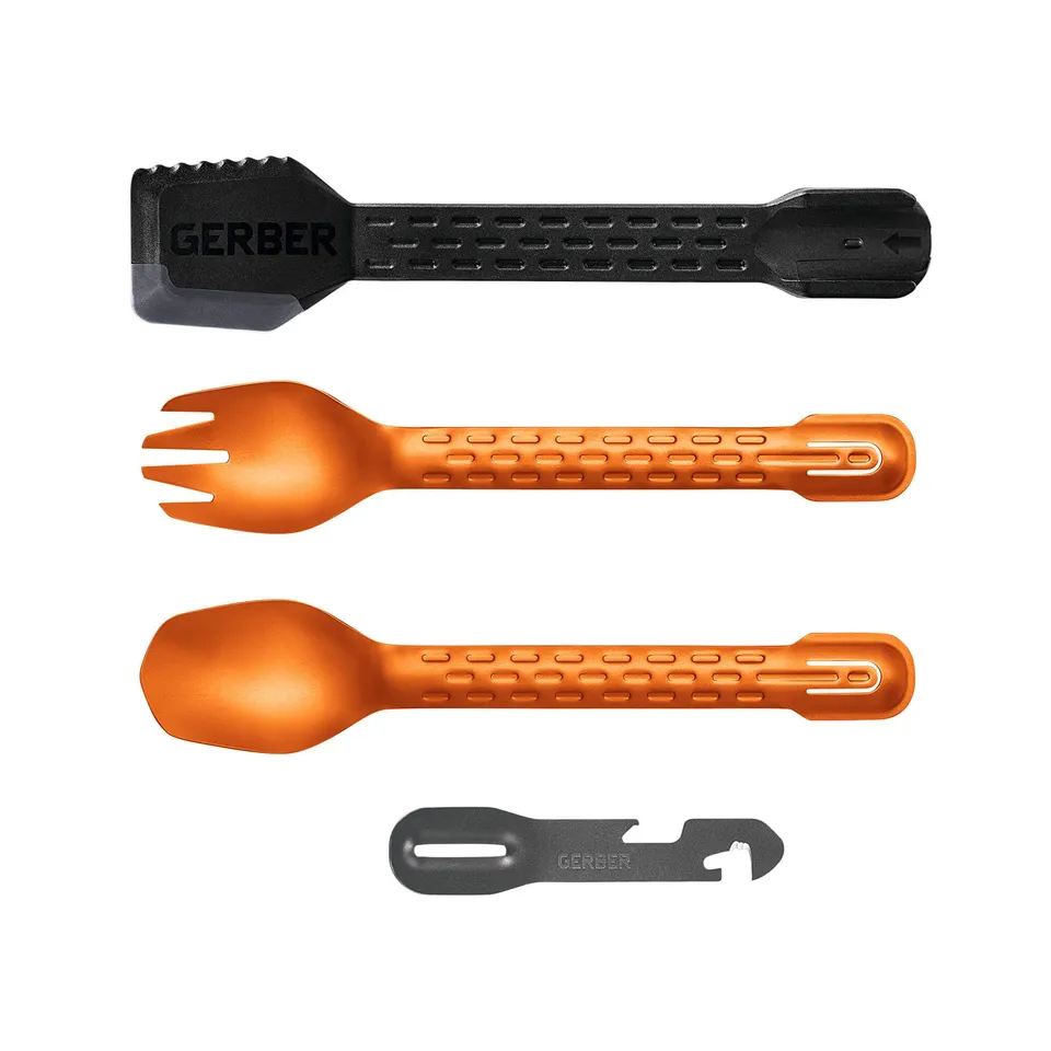 gerber-compleat-utensil-set-burnt-orange-juego-de-cubiertos-y-multiherramienta-d image 1