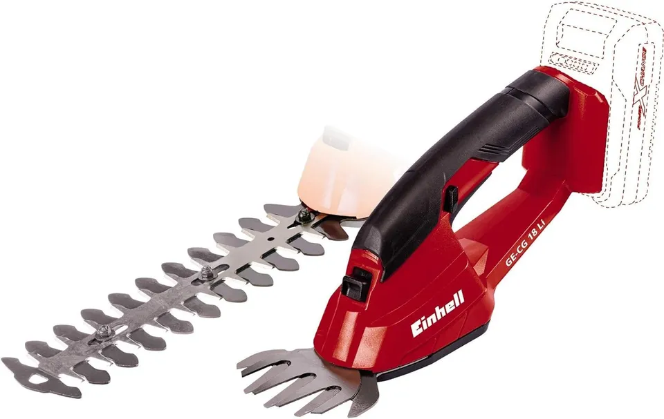 einhell-tijera-de-c-sped-y-arbustos-gc-cg-18-li-solo-18v-2-cuchillas image 1