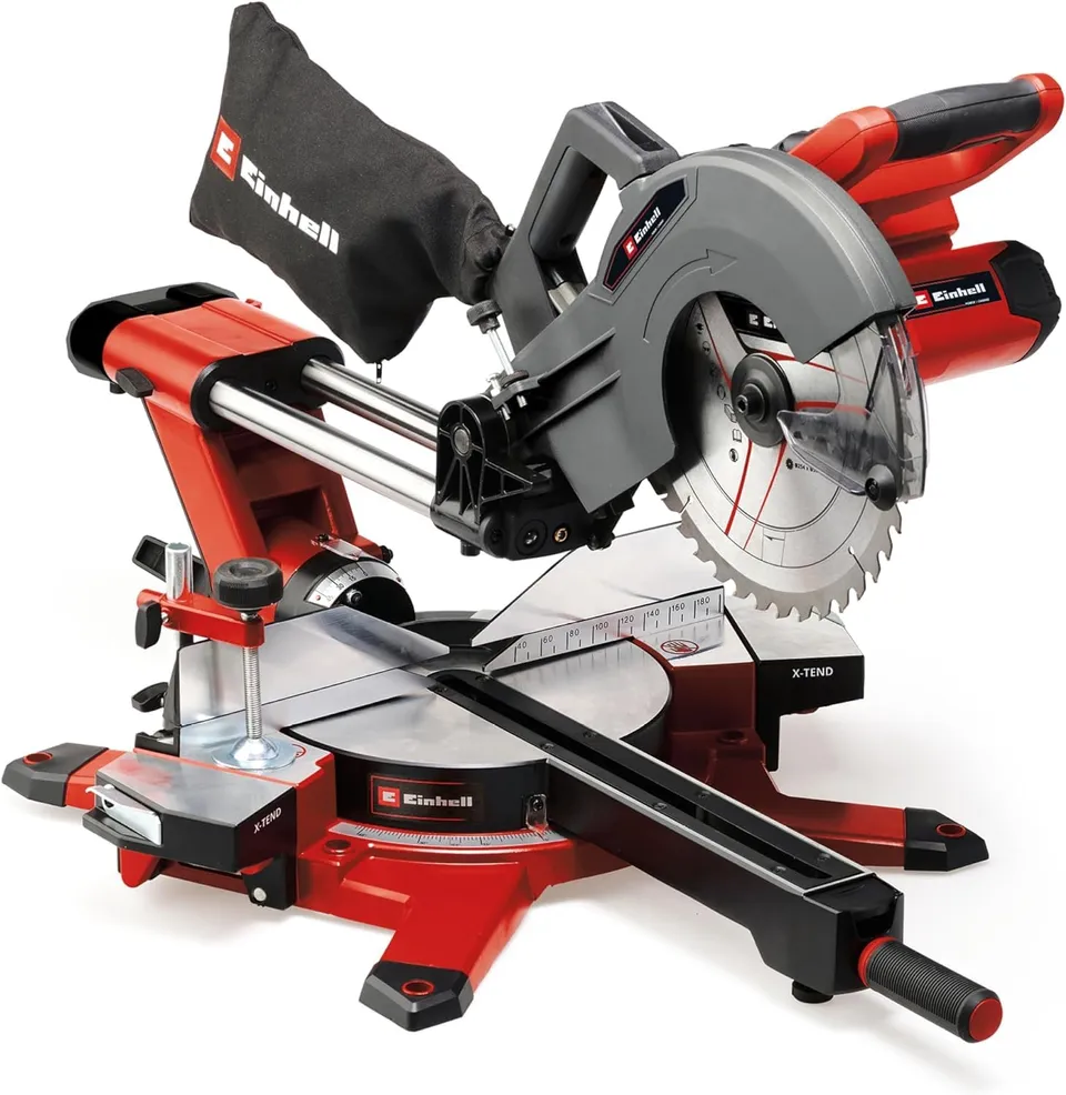 einhell-sierra-de-tracci-n-vaiv-n-e-inglete-a-bater-a-te-sm-36-10-l-li-solo-powe image 1