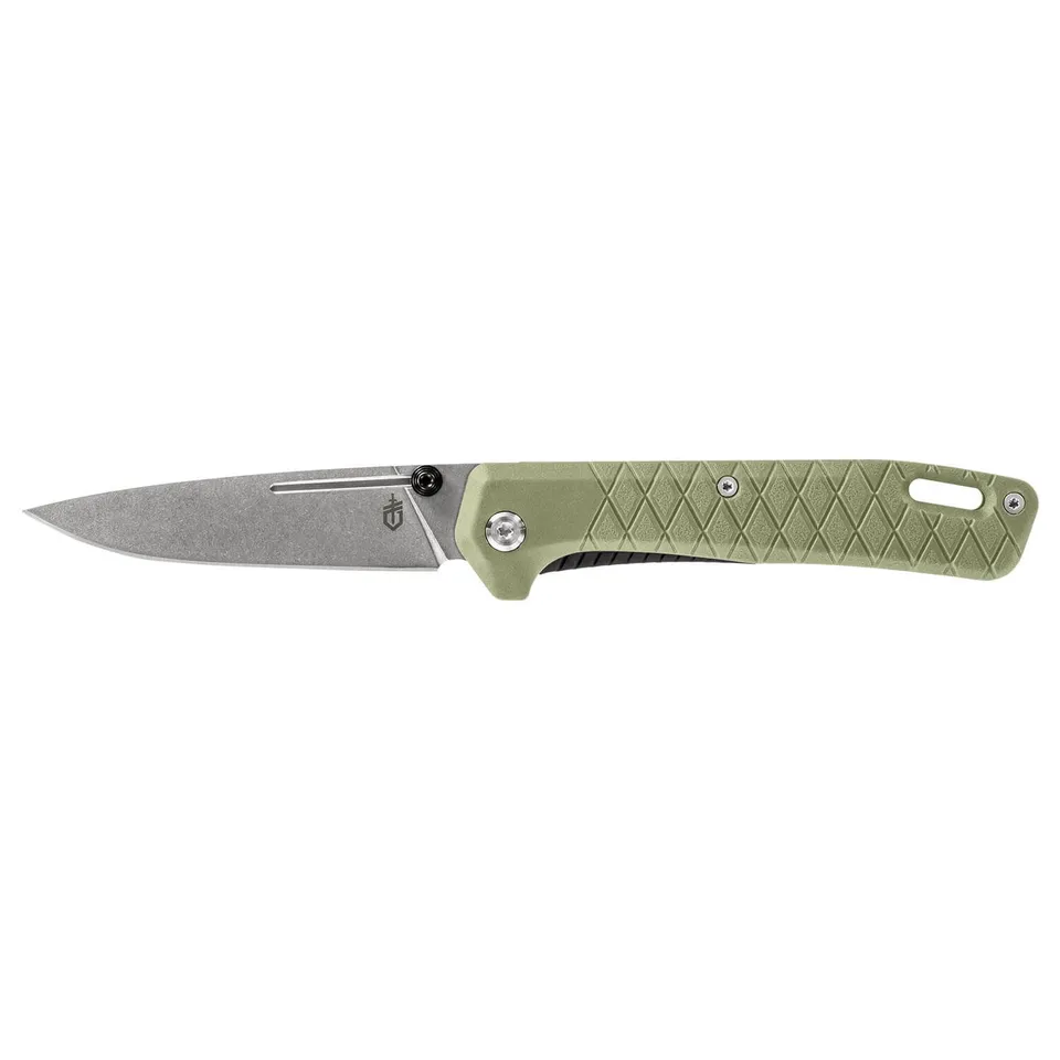 gerber-zilch-lichen-green-navaja-plegable-ultraligera-edc-con-apertura-personali image 1
