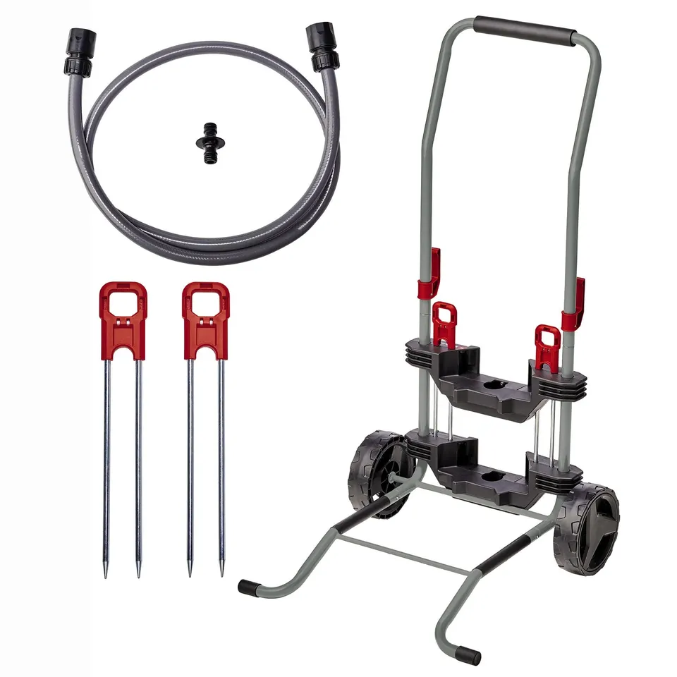 einhell-carro-portamanguera-y-transporte-para-ge-hr-18-30-li-con-saco-de-residuo image 1