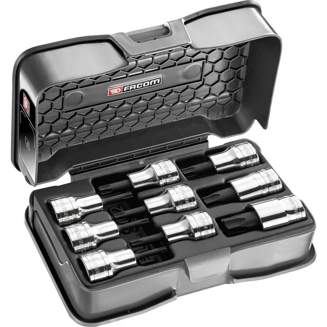 facom-sxm-juego-de-vasos-torx-1-2-9-piezas-tx20-tx60 image 1