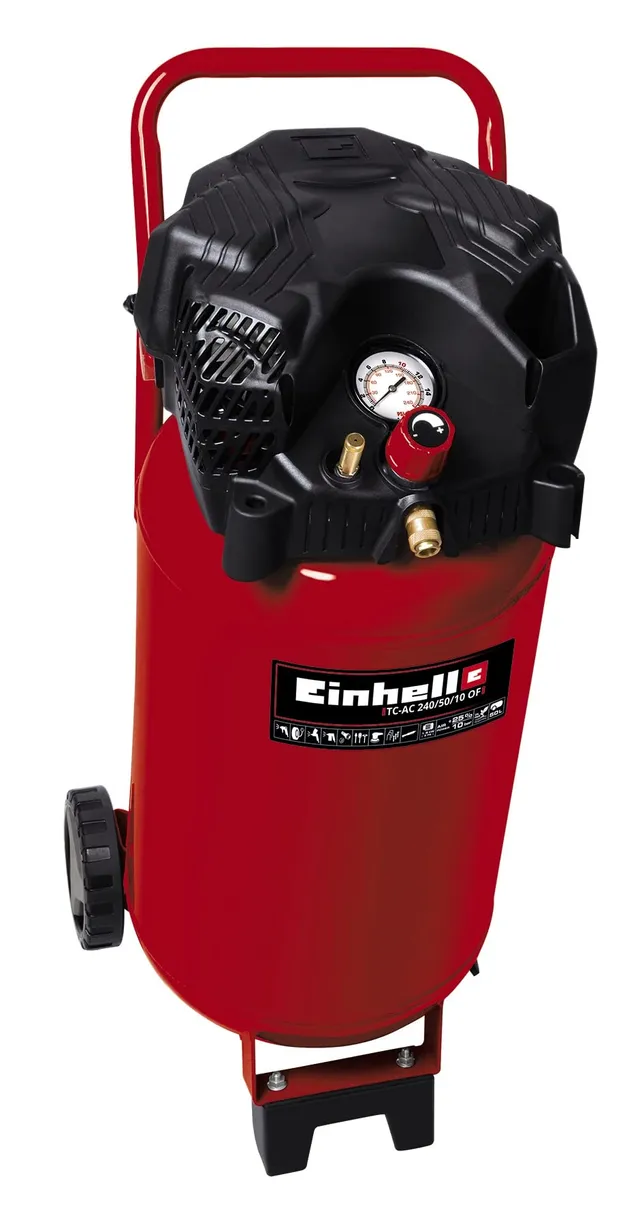 einhell-compresor-de-aire-50l-sin-aceite-1500w image 1