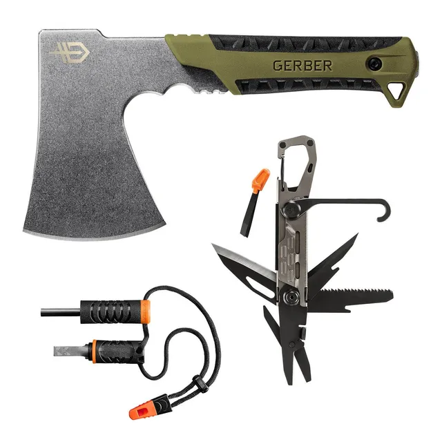 kit-gerber-camp-setup-hacha-compacta-encendedor-y-multiherramienta-para-acampar image 1