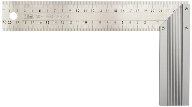 facom-sn-1223-escuadra-plana-y-de-inglete-de-acero-inoxidable image 1