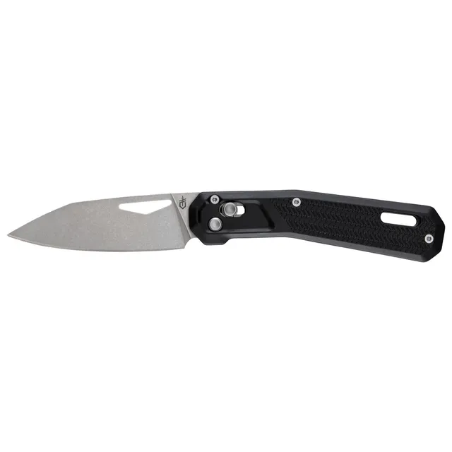 navaja-plegable-gerber-vista-negra-con-clip-y-mango-texturizado image 1