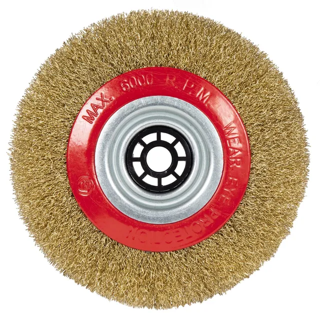 einhell-disco-de-cepillos-para-lijadora-doble-tc-bg-150-b-150mm-alambre-de-acero image 1