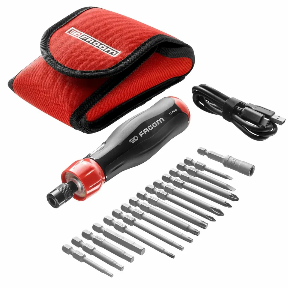 destornillador-asistido-facom-e-protwist-atpa4v-j16pb-con-estuche-y-15-puntas image 1