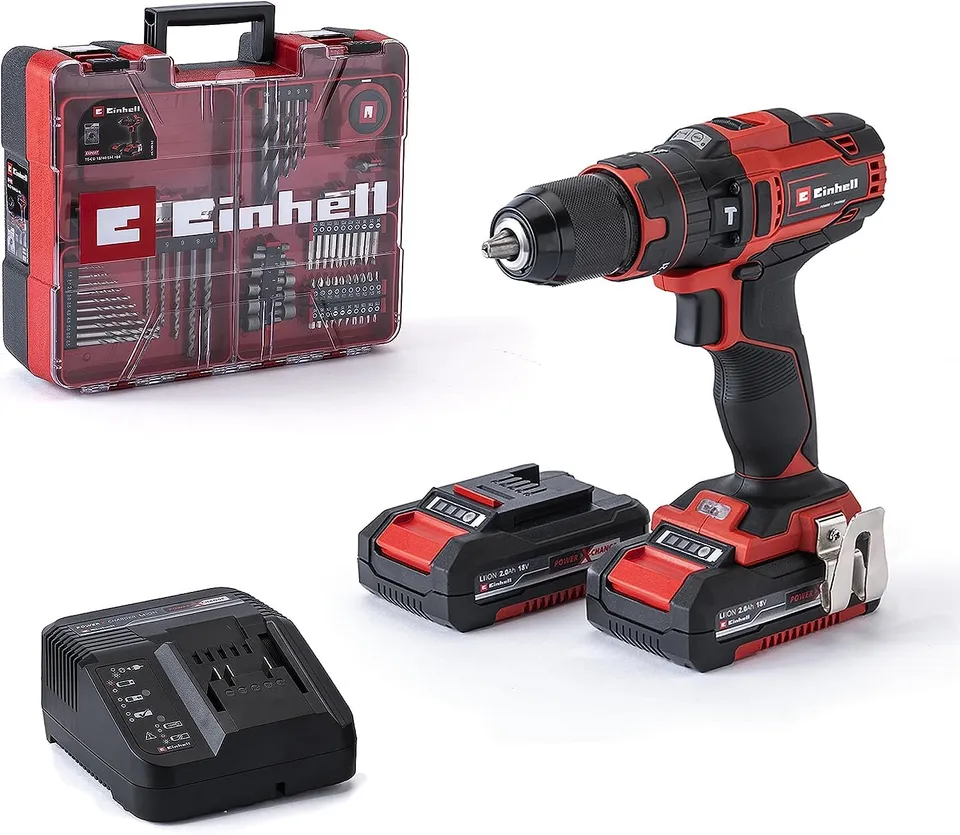 einhell-taladro-percutor-te-cd-18-40-li-i-64-18v-40nm-2x2-0ah-64-accesorios image 1