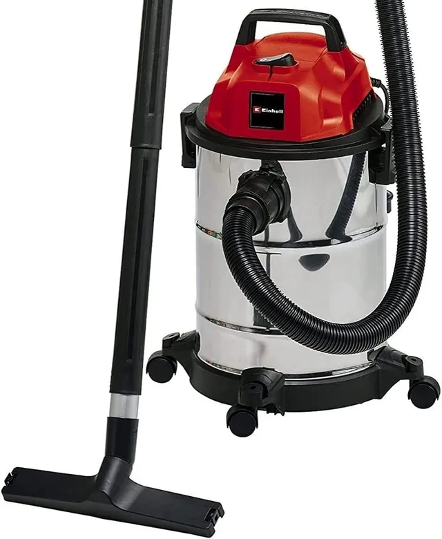 einhell-tc-vc-1820-s-aspirador-seco-y-h-medo-20l-1250w-inoxidable image 1