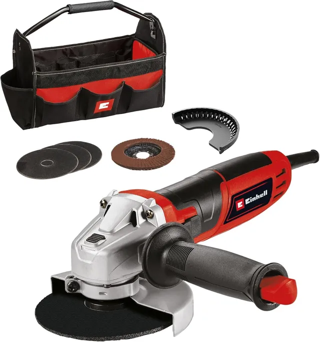 einhell-amoladora-angular-tc-ag-125-850-kit-850w-12000rpm-incl-3-discos-de-corte image 1