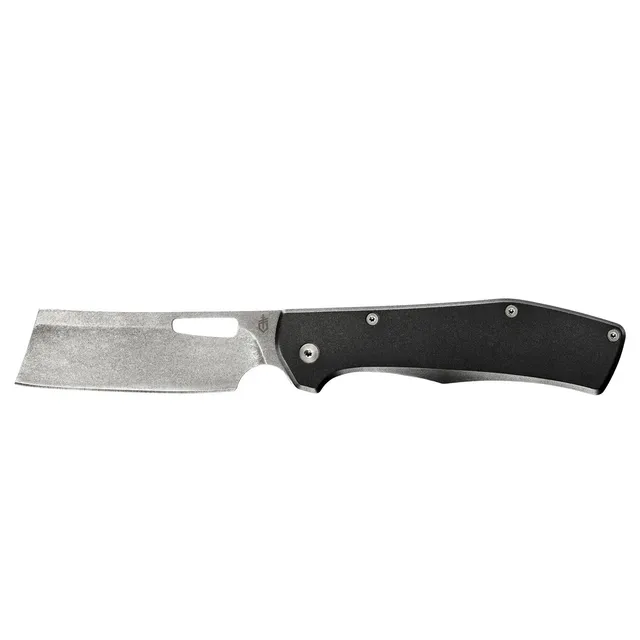 gerber-flatiron-grey-cuchillo-plegable-tipo-hacha-con-hoja-de-3-6-pulgadas-y-man image 1