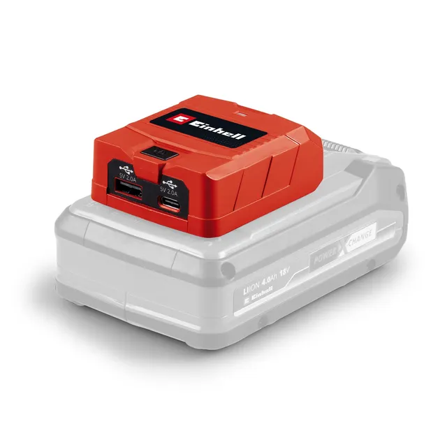 einhell-adaptador-de-bater-a-tc-cp-18-li-usb-a-y-usb-c-power-x-change-18-v image 1