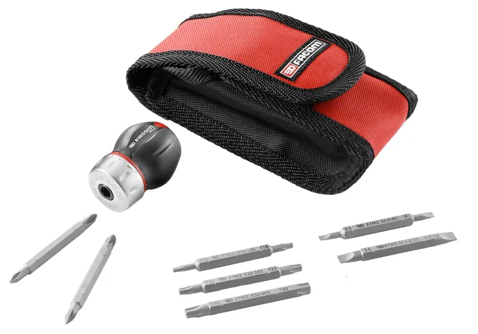 facom-protwist-destornillador-de-bola-con-trinquete-8-piezas-atcl-s14pb image 1
