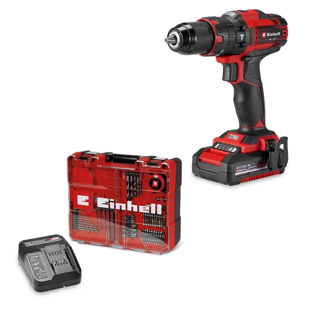 einhell-te-cd-18-40-li-i-64-set-taladro-percutor-a-bater-a-18v-con-64-accesorios image 1