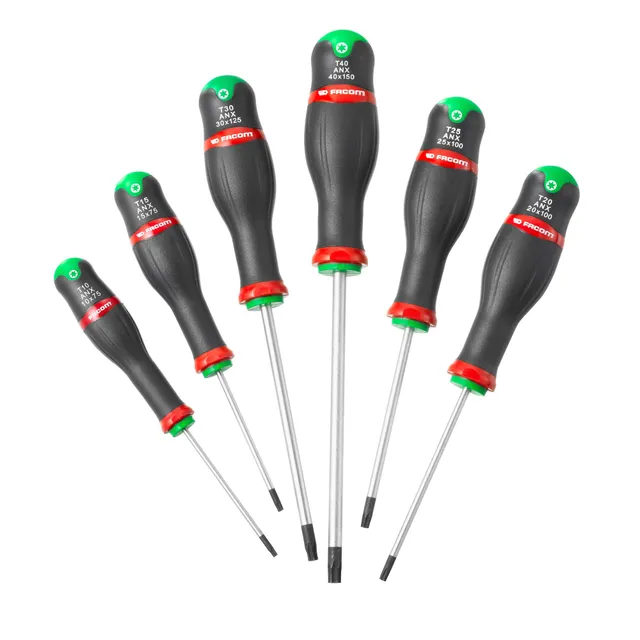 facom-atx-j6-juego-de-6-destornilladores-torx-t10-t40 image 1