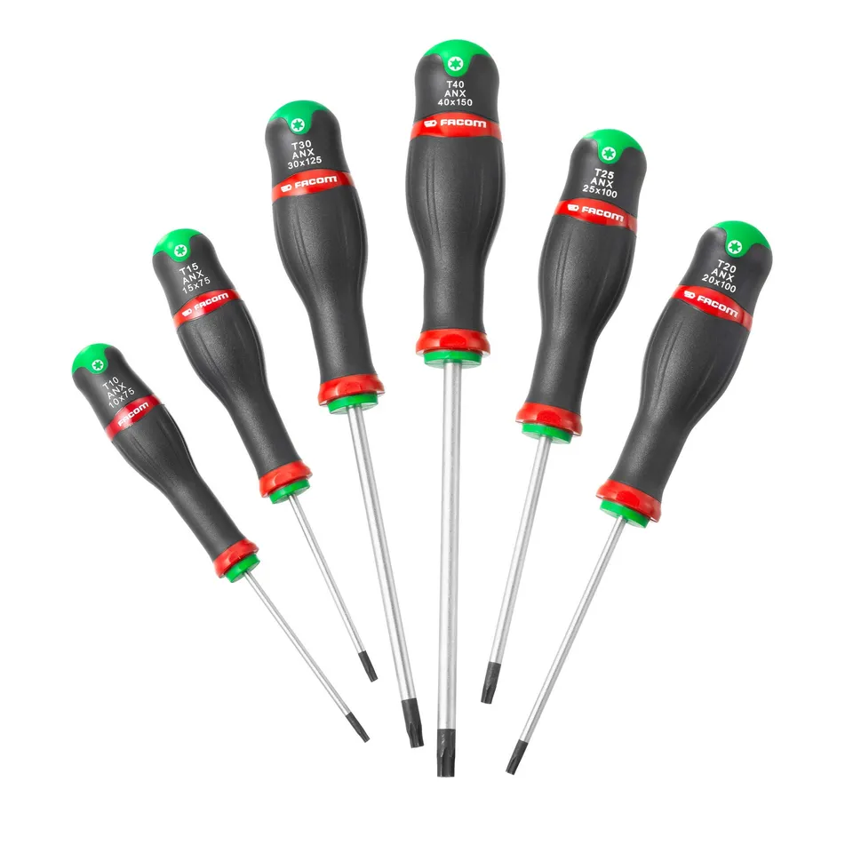 facom-atx-j6-juego-de-6-destornilladores-torx-t10-t40 image 1