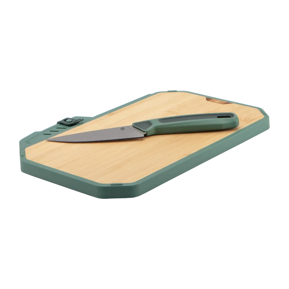 gerber-compleat-mini-cutting-board-tabla-de-cortar-con-cuchillo-de-bamb image 1