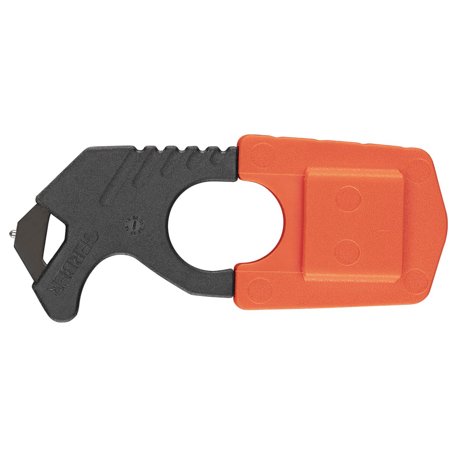 cortador-de-cinturones-gerber-strap-cutter-negro-con-funda-naranja image 2