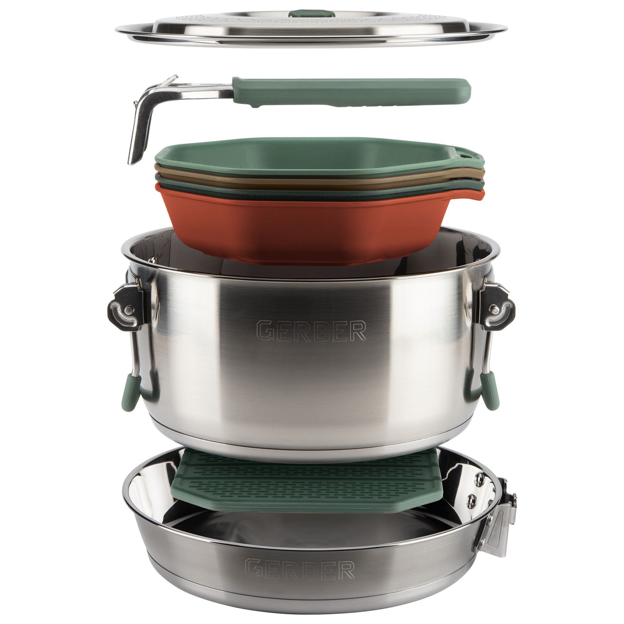 set-de-cocina-gerber-compleat-compact-cookset-de-10-piezas-olla-sart-n-con-base- image 2