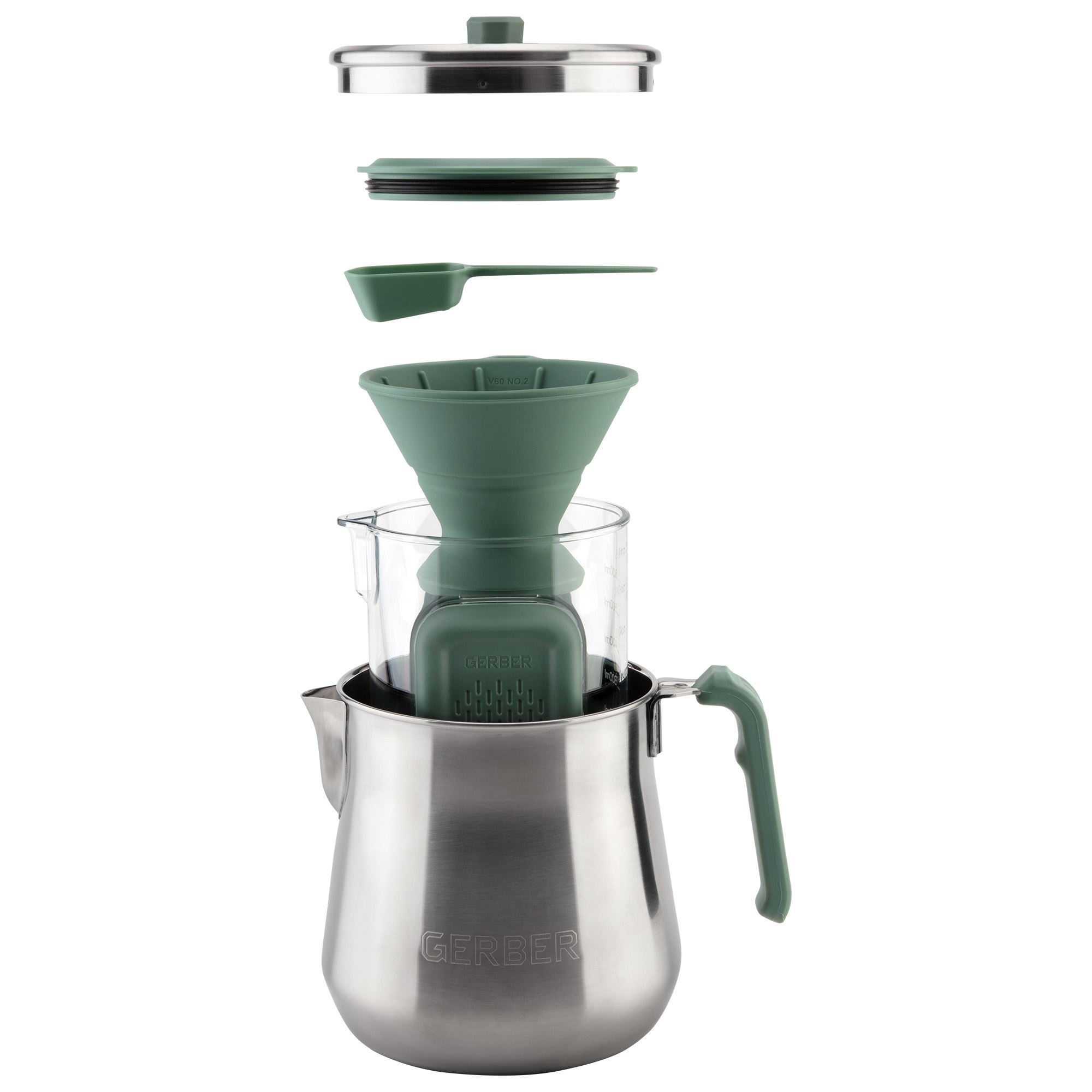 set-de-caf-gerber-compleat-kettle-coffee-set-hervidor-pour-over-garrafa-cuchara image 2