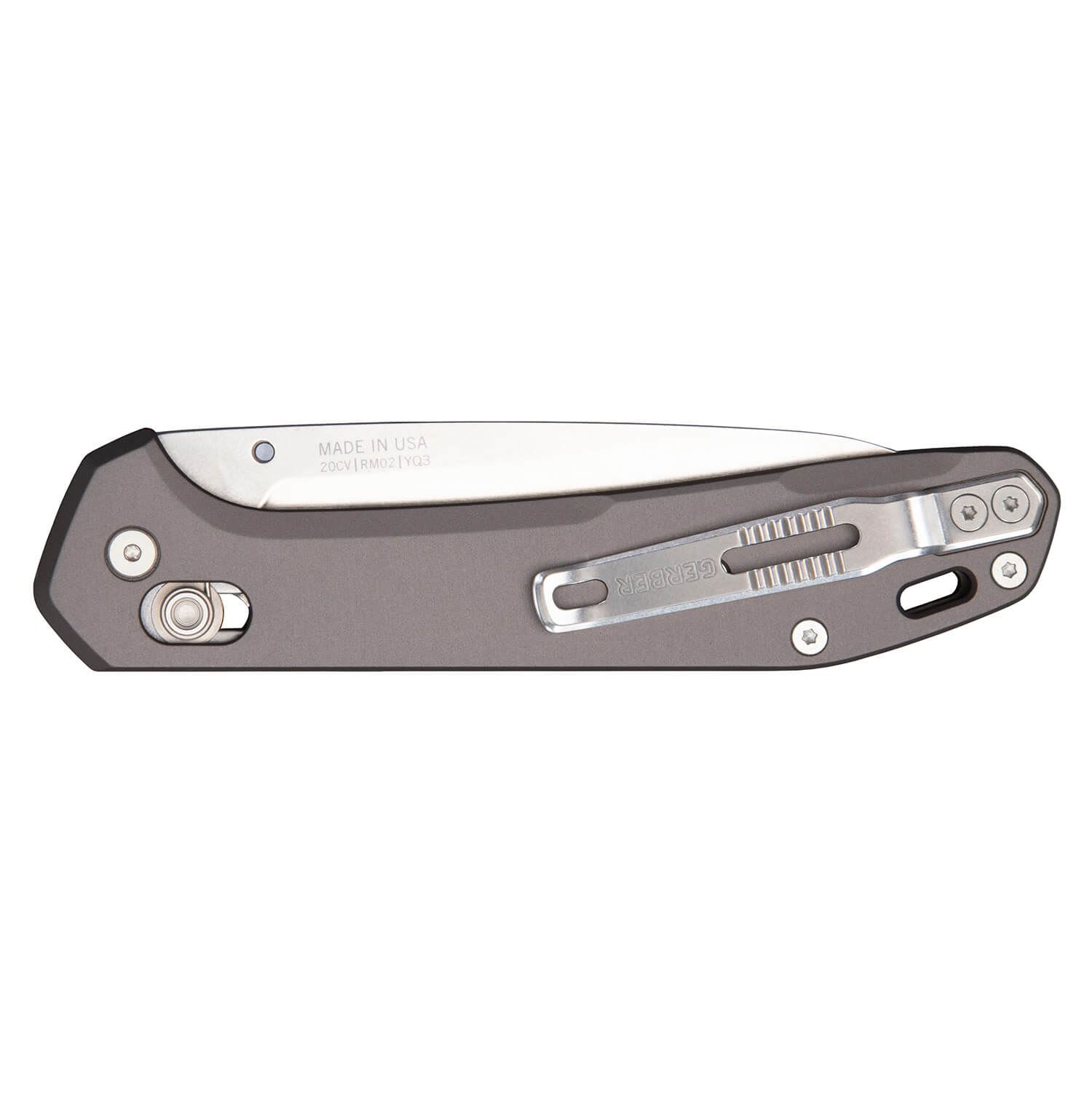 navaja-plegable-gerber-savvy-grey-hoja-de-acero-cpm-20cv image 2