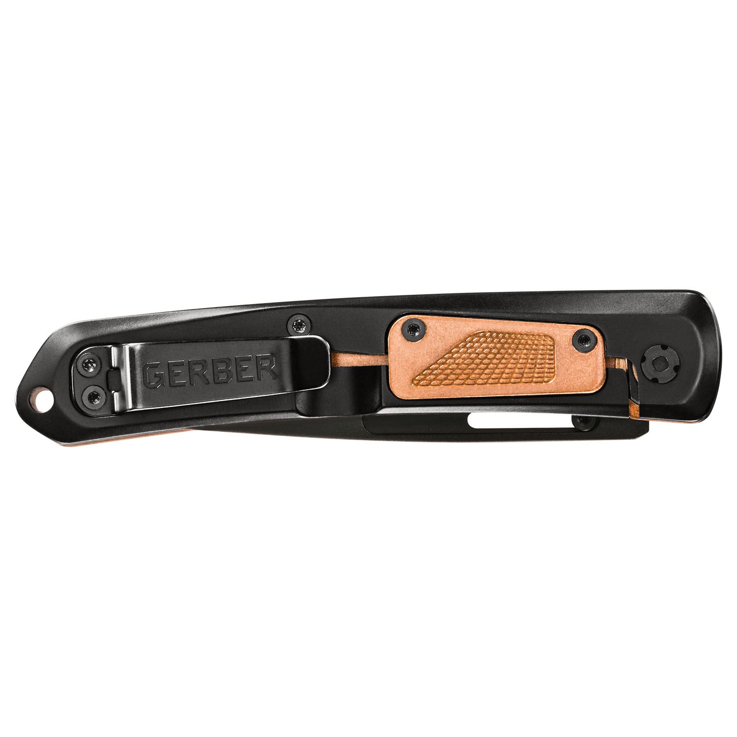 navaja-edc-gerber-affinity-cobre-con-marco-de-acero-y-cierre-de-frame-lock image 2