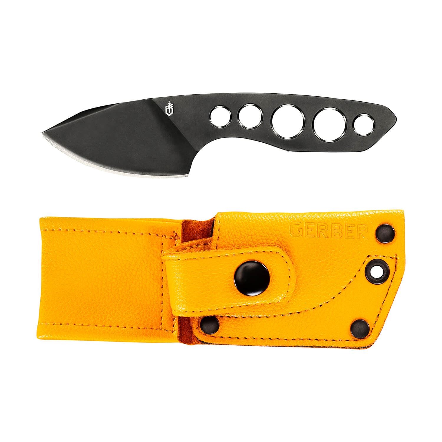 cuchillo-compacto-gerber-dibs-hoja-fija-con-funda-de-cuero-full-tang image 3