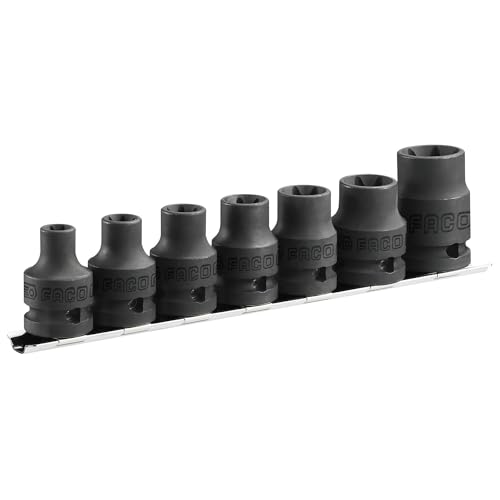 facom-nstx-j7-juego-de-7-vasos-de-impacto-torx-exterior-1-2-e10-e24 image 2