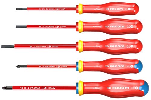 facom-atd-j5ve-pb-juego-de-5-destornilladores-aislados-1000v-vde-mango-soft-grip image 4
