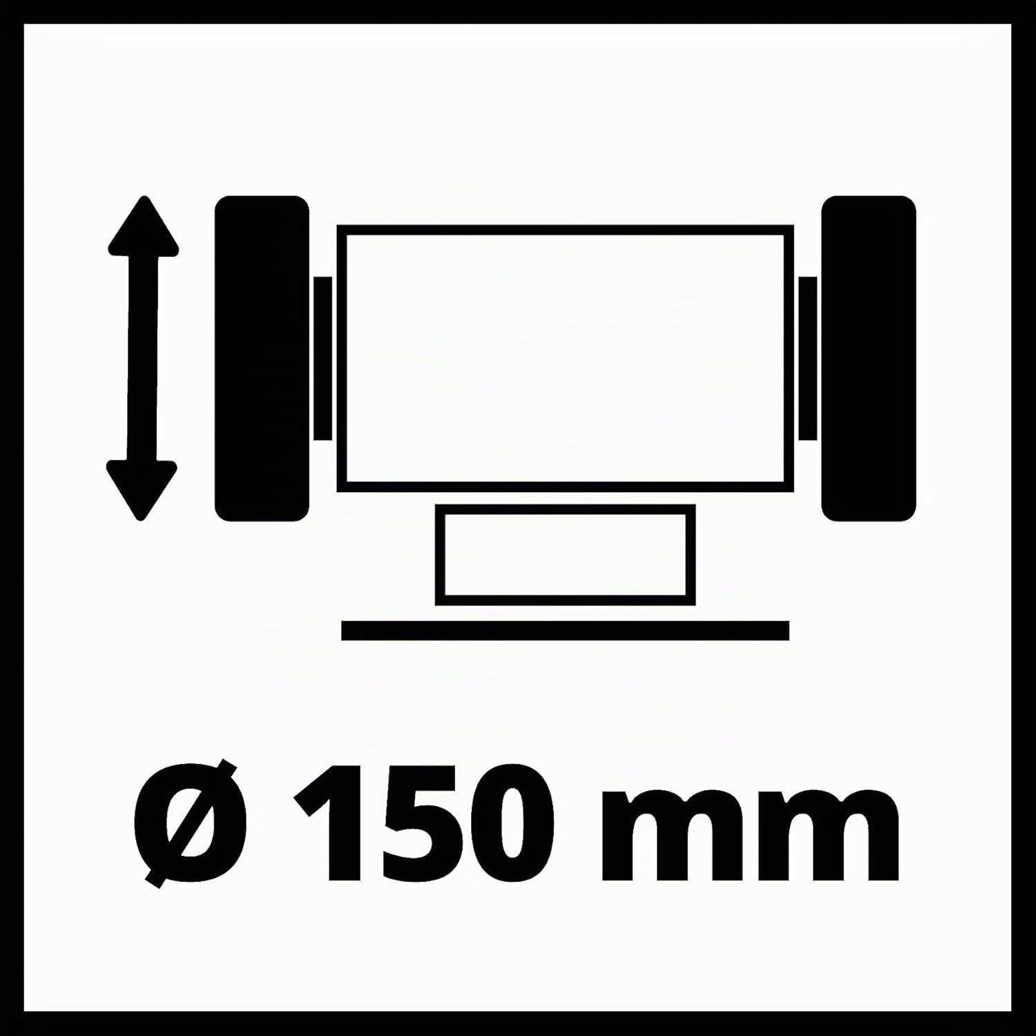 einhell-esmeriladora-doble-tc-bg-150-150w-muelas-de-150mm-protecci-n-contra-chis image 8