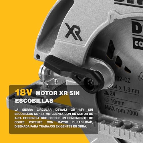dewalt-dcs572nt-xj-sierra-circular-sin-escobillas-xr-18v-con-hoja-184mm-corte-58 image 8