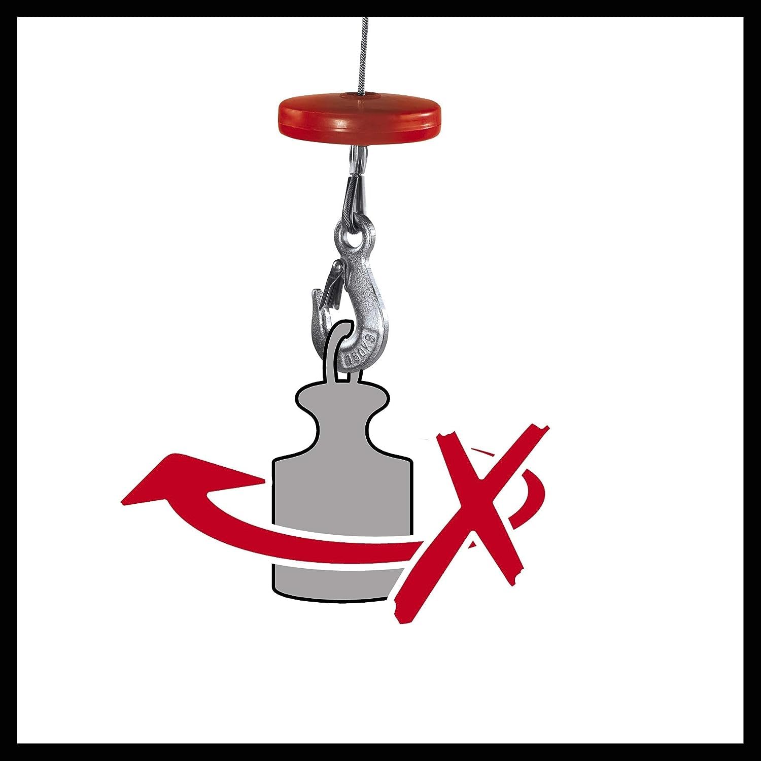 einhell-tc-eh-250-polipasto-el-ctrico-450w-eleva-250kg-cable-de-acero-12m-gancho image 5