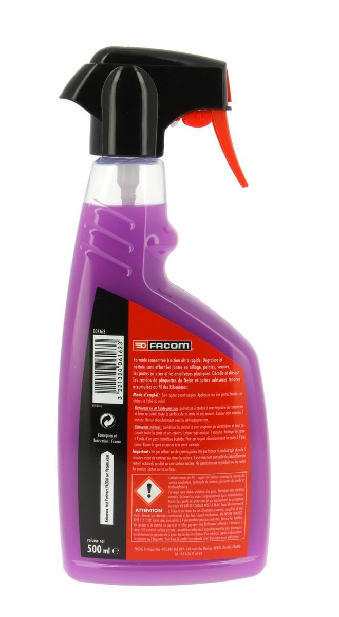 facom-006163-limpiador-de-llantas-y-tapacubos-500-ml-elimina-la-suciedad-y-el-po image 2