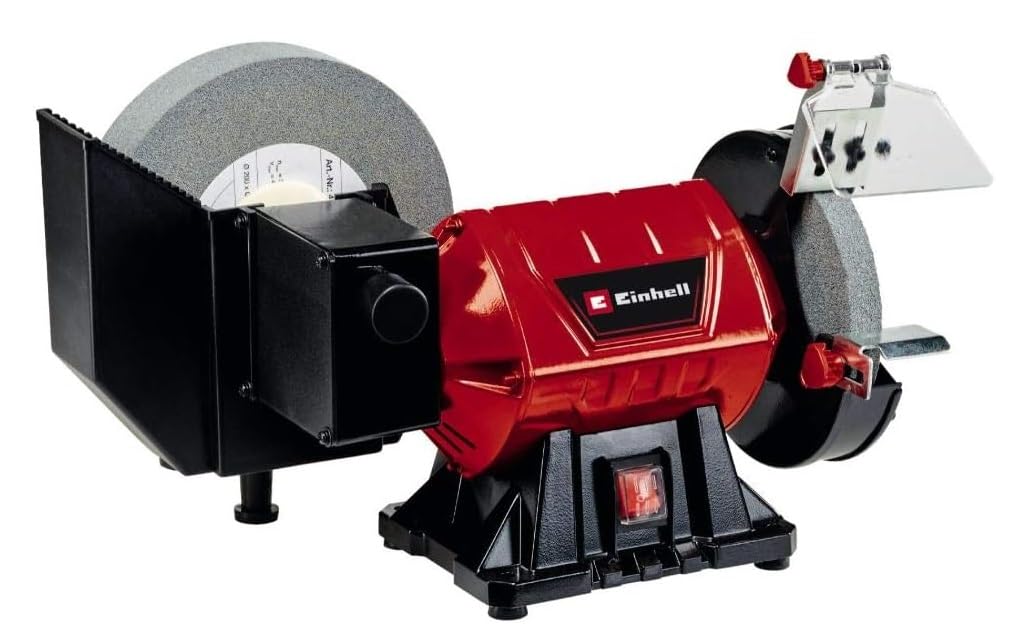 einhell-tc-wd-200-150-esmeriladora-en-h-medo-y-seco-250w-con-disco-abrasivo-bast image 1