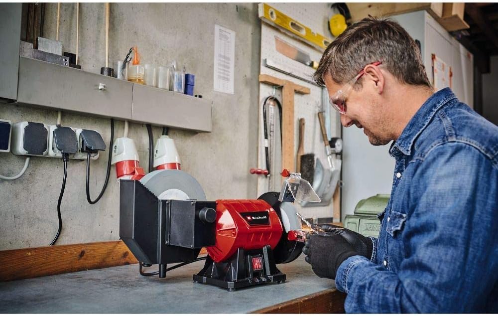 einhell-tc-wd-200-150-esmeriladora-en-h-medo-y-seco-250w-con-disco-abrasivo-bast image 3