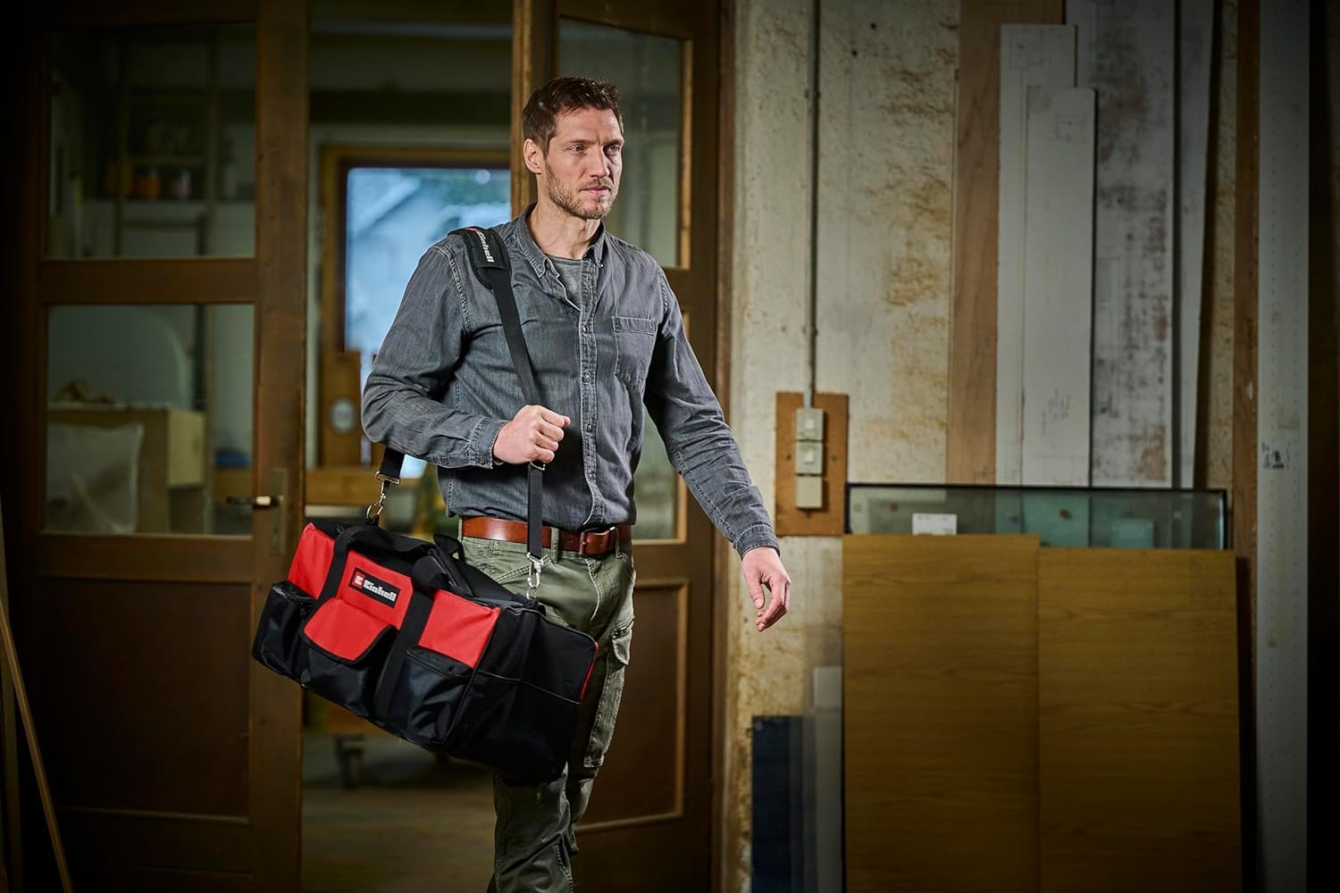 einhell-bolsa-para-herramientas-56-29-resistente-fondo-reforzado-m-ltiples-bolsi image 3
