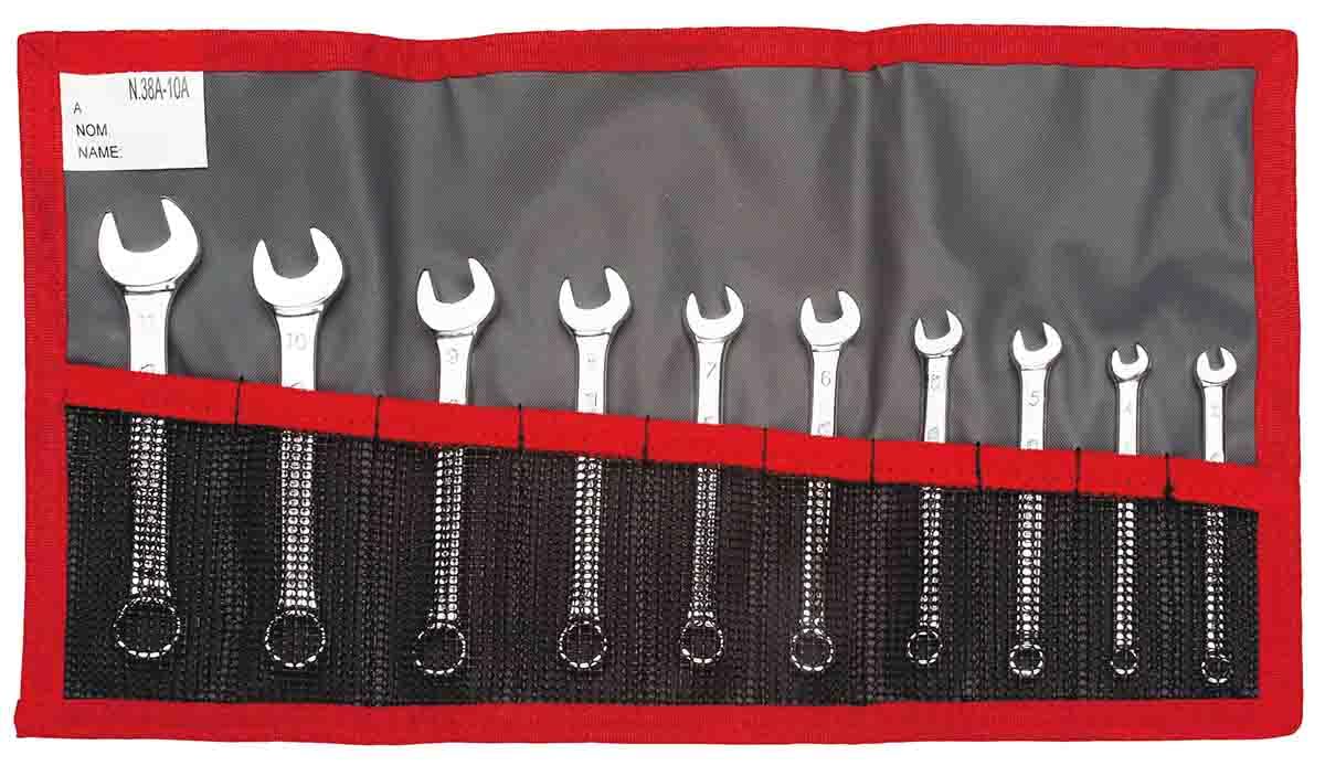 facom-39-je10t-juego-de-10-llaves-mixtas-cortas-3-2-11-mm-estuche-enrollable image 1