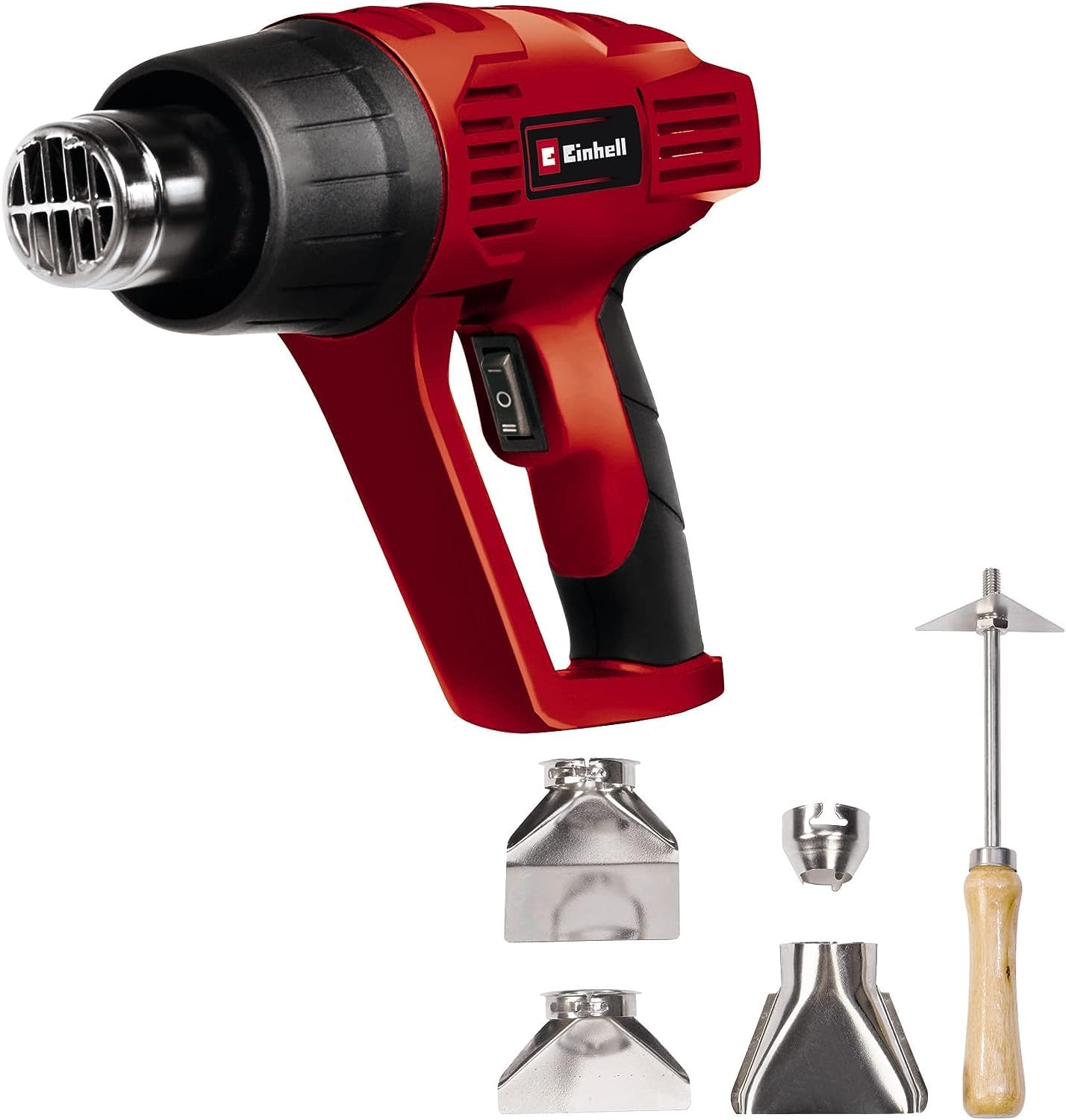 einhell-th-ha-2000-1-pistola-de-aire-caliente-2000w-2-temperaturas-y-4-boquillas image 1