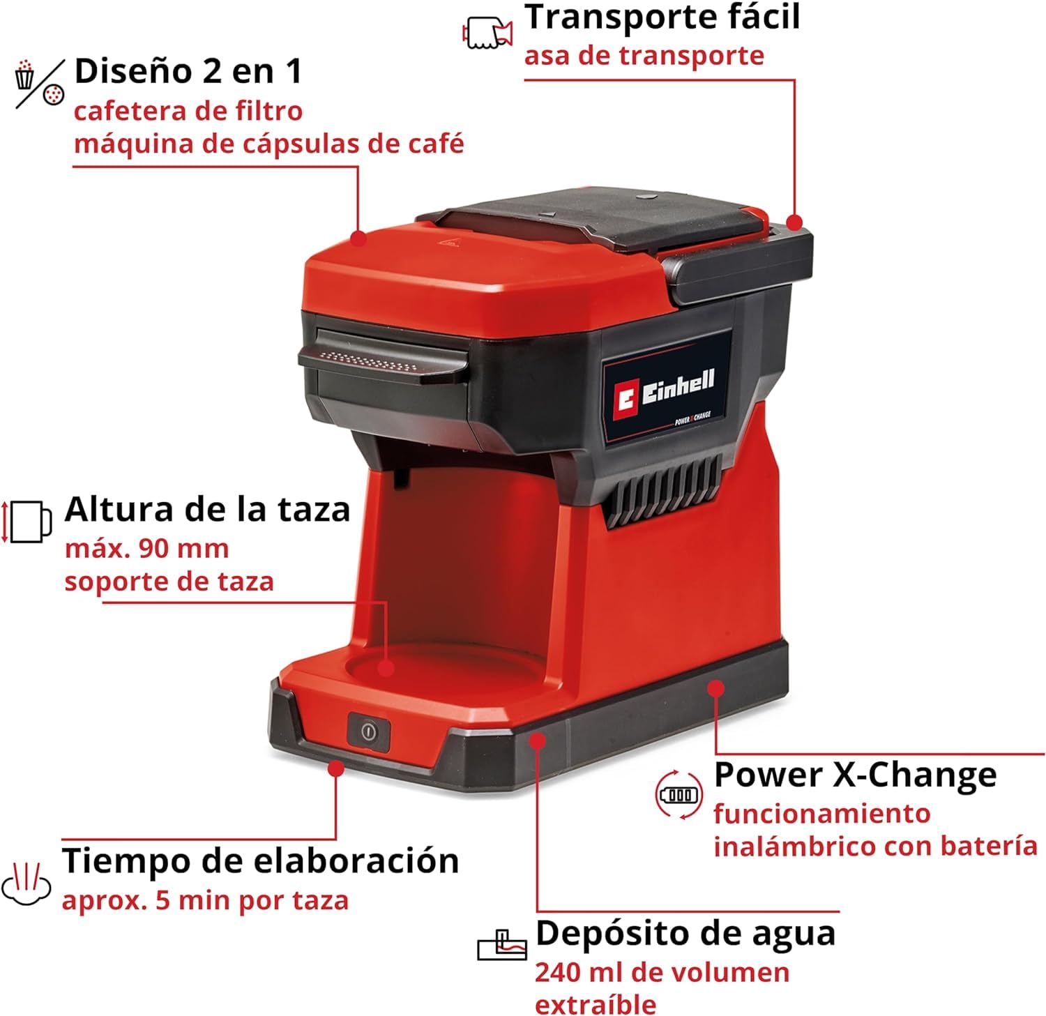 einhell-te-cf-18-li-solo-cafetera-a-bater-a-power-x-change image 3